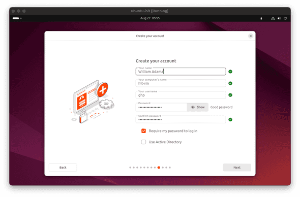 vm-install-7-username-and-password